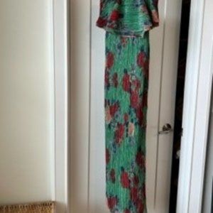 Lovers + Friends - Ash Gown - Green Floral